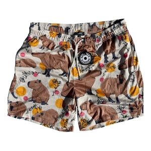 Lumber Legs Capybara Print Mesh Gym Workout Shorts 2XL‎ Super Tough Breathable